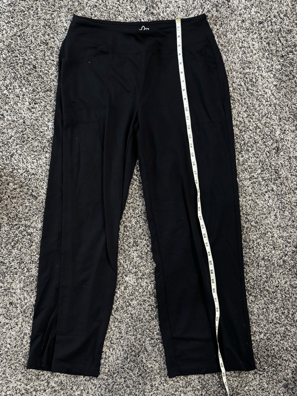 Women's Straight Leg Black Pants - Comfortable Everyday Stretch